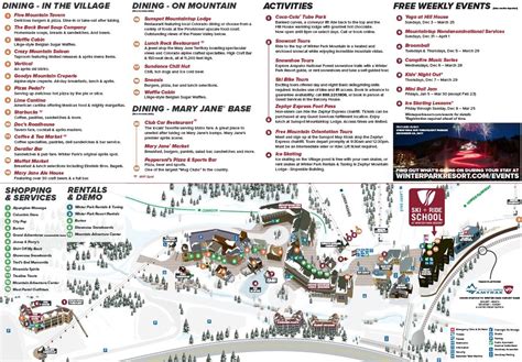 map of winter park resort.